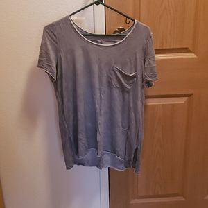 Raw edge t-shirt